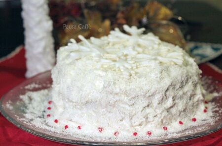 Torta cocco di neve