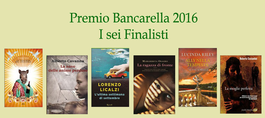 Premio Bancarella 6 finalisti
