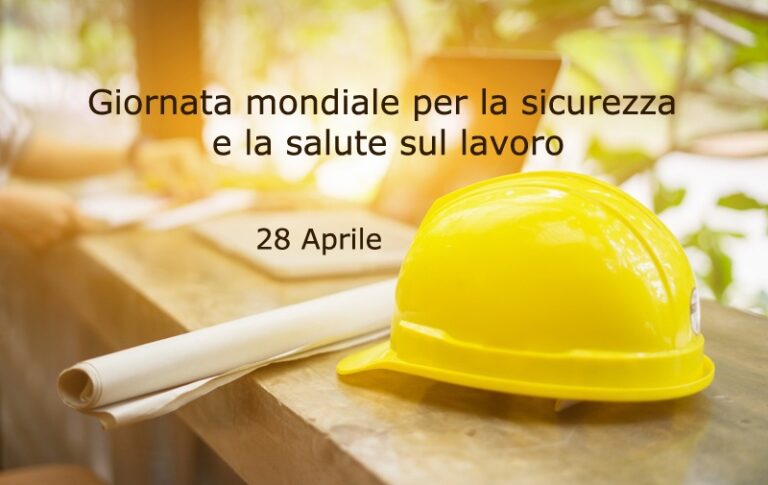 Giornata mondiale per la sicurezza e la salute sul lavoro 2019 Pausa