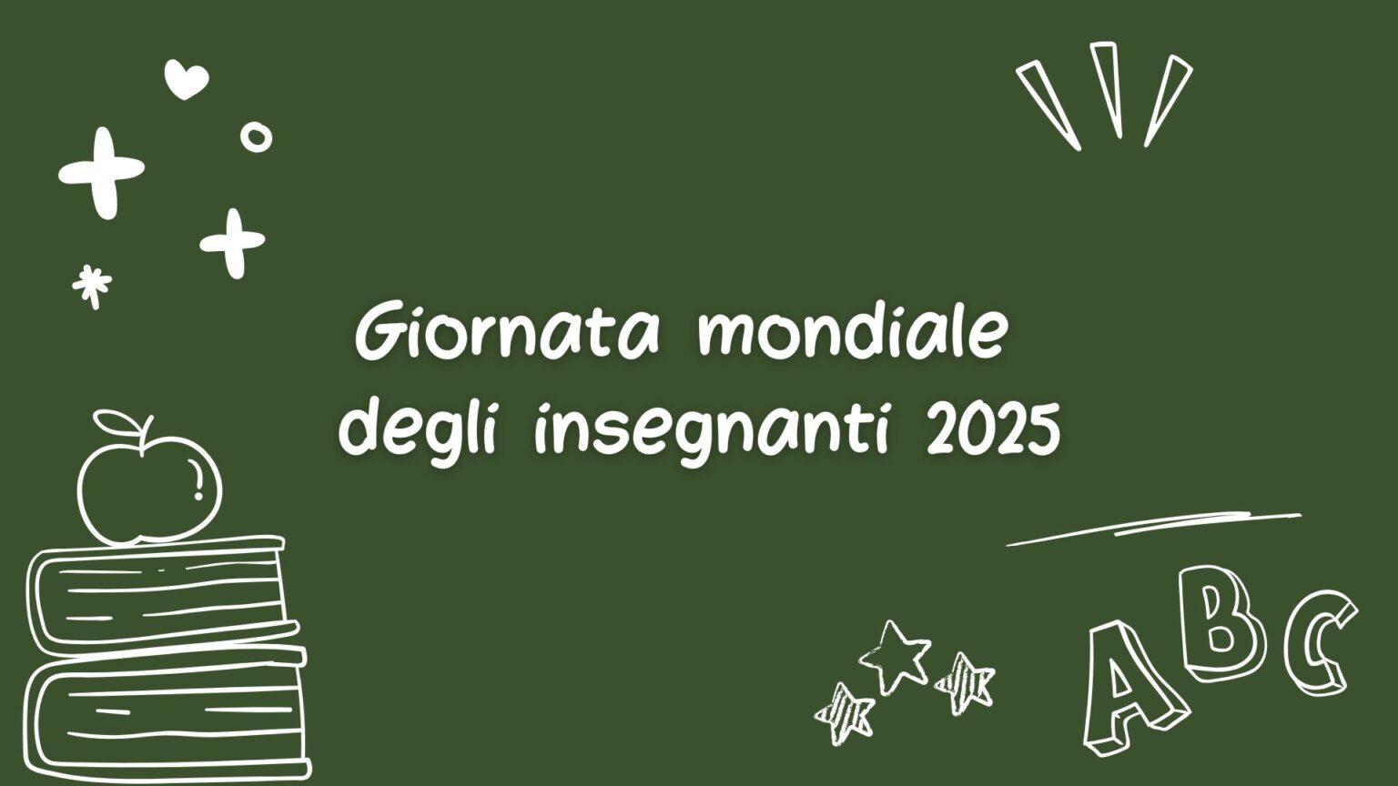Giornata mondiale degli insegnanti 2025 Giornata mondiale degli insegnanti 2025
