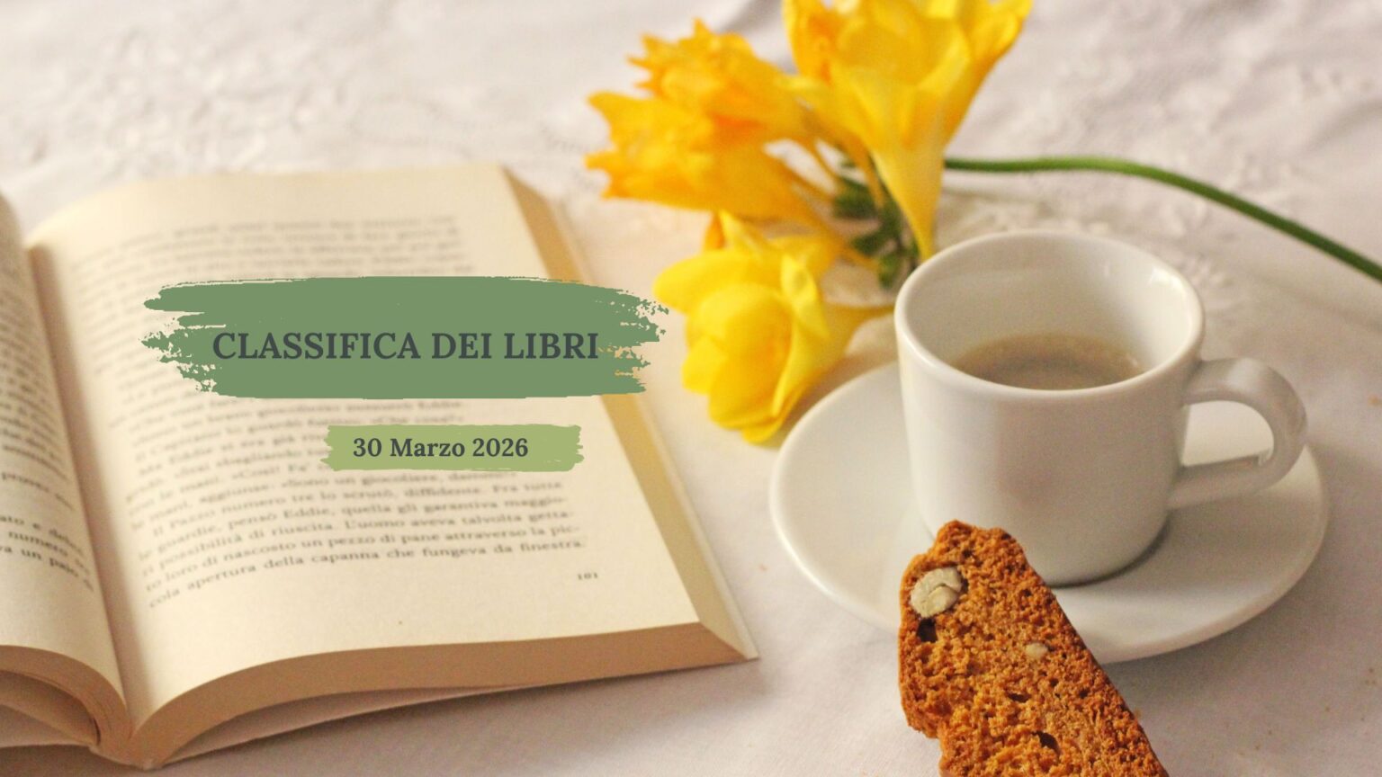 Classifica libri – 30 Marzo 2026 Classifica libri 30 marzo 2026